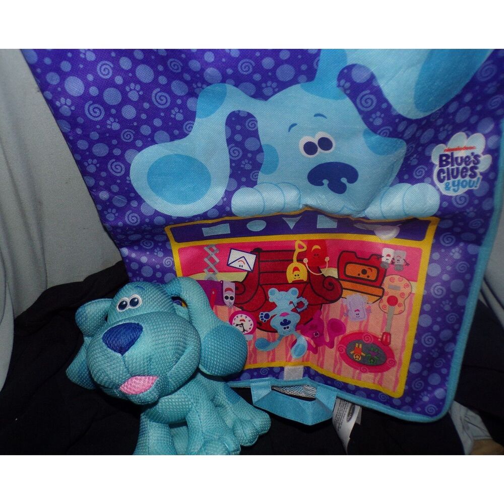 BLUE'S CLUES & YOU WATER WOW ACTIVITY MAT AND PLUSH BLUES CLUES